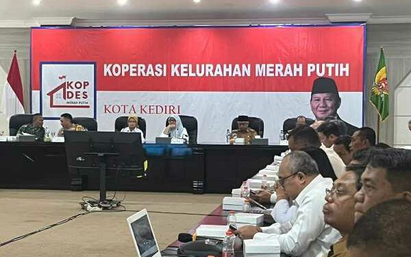 Mbak Wali Ikuti Peluncuran Nasional Koperasi Kelurahan Merah Putih, 46 di Kota Kediri Siap Beroperasi