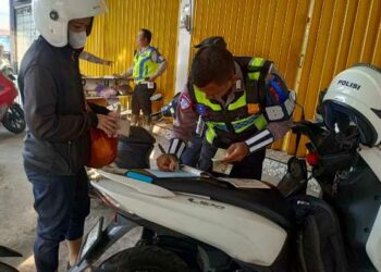Operasi Patuh Semeru Masih Temukan Banyak Pelanggar, Sehari 135 Pengendara Ditilang dan 200 Ditegur