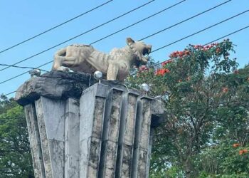 Eksterior Stadion Brawijaya Turut Dibenahi, Patung Macan Putih Ikonik Bakal Makin Gagah