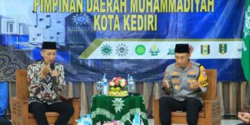 Awali Tugas, Kapolres Kediri Kota Silaturahmi ke Pimpinan Muhammadiyah Kota Kediri