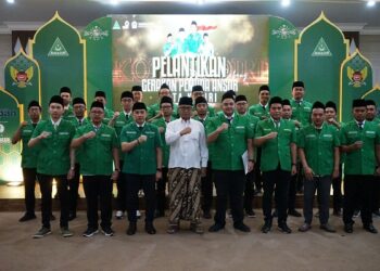 Hadiri Pelantikan PC GP Ansor Kota Kediri Masa Khidmah 2025-2029, Gus Qowim Ajak Sinergi Wujudkan Kota Kediri MAPAN