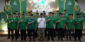 Hadiri Pelantikan PC GP Ansor Kota Kediri Masa Khidmah 2025-2029, Gus Qowim Ajak Sinergi Wujudkan Kota Kediri MAPAN