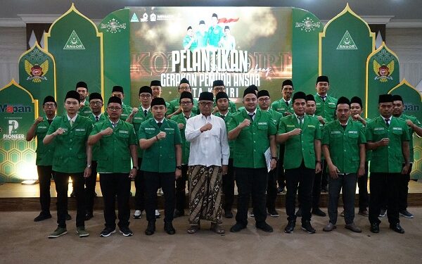 Hadiri Pelantikan PC GP Ansor Kota Kediri Masa Khidmah 2025-2029, Gus Qowim Ajak Sinergi Wujudkan Kota Kediri MAPAN