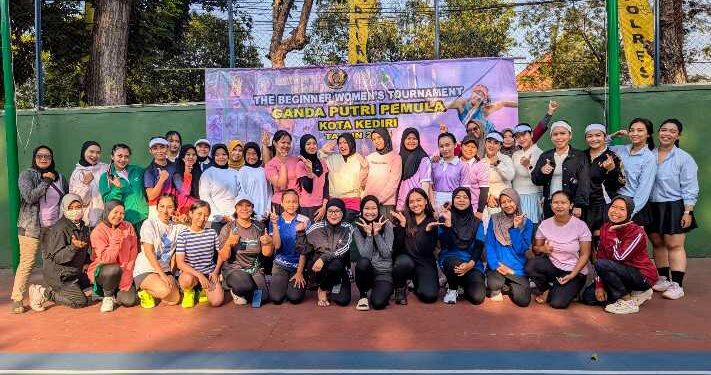 Antusiasme Tinggi, Puluhan Petenis Wanita Pemula Ramaikan The Beginner Women’s Tournament Kota Kediri