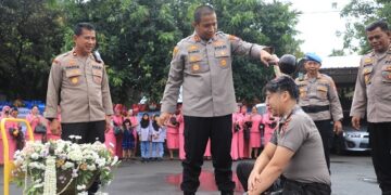 73 Personel Polres Kediri Naik Pangkat Jelang Hari Bhayangkara ke-79