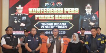 6 Pelaku Pengroyokan Dibekuk, Polres Kediri Tegaskan Penegakan Hukum Tanpa Pandang Bulu