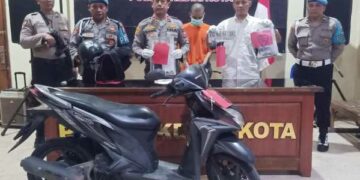 Curi Motor Penghuni Kos, Remaja Karyawan Kafe Dibekuk Polsek Kediri Kota