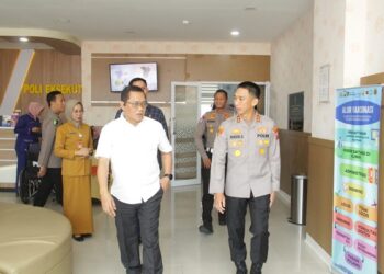 Kapolres Kediri Kota Silaturahmi ke Rumah Sakit Bhayangkara Kediri