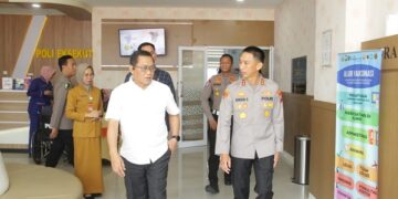 Kapolres Kediri Kota Silaturahmi ke Rumah Sakit Bhayangkara Kediri