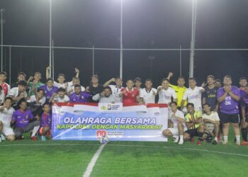 Polres Kediri Kota Gelar Fun Minisoccer Bersama Supporter Persik, Pererat Sinergi Jelang HUT RI