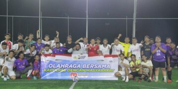 Polres Kediri Kota Gelar Fun Minisoccer Bersama Supporter Persik, Pererat Sinergi Jelang HUT RI