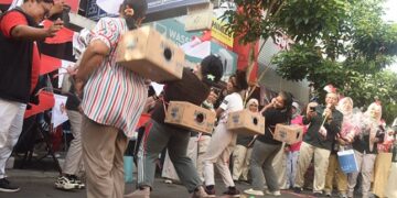 Serunya Lomba Agustusan di CFD, Mbak Wali Guyub Bareng Masyarakat