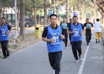 Kapolres Kediri Kota Bersama PJU Ikuti TKJ Semester II