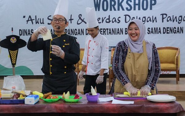 Ajak Ibu-Ibu Sajikan Menu Beragam Untuk Bekal Anak, Pemkot Kediri Bersama TP PKK Gelar Workshop B2SA