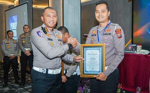Sukses Laksanakan Operas Patuh Semeru, Satlantas Polres Kediri Bawa Pulang Penghargaan