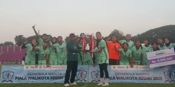 Turnamen Perdana Piala Wali Kota Kediri Sukses Digelar, Klub Asal Bandung Juara 1