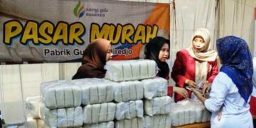Kolaborasi Bersama Pemkab Kediri, PG Ngadiredjo Sukseskan Pasar Murah di Tiga Desa