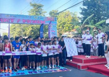 Ribuan Warga Meriahkan Mapan Color Run 2025 di Kota Kediri