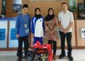 Naysella Aurila Yahya Wakili Kediri di Program Internasional, Kenalkan Tenun Ikat dan Pecut Samandiman