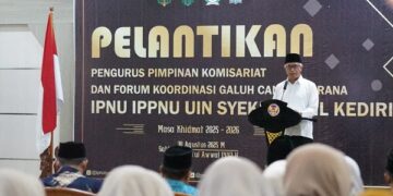 Hadiri Pelantikan Pengurus IPNU IPPNU UIN Syekh Wasil Kediri, Gus Qowim Titip Pesan Berikut