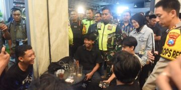 Mbak Wali Patroli Bersama TNI-Polri, Tegaskan Komitmen Jaga Kondusivitas Kota Kediri