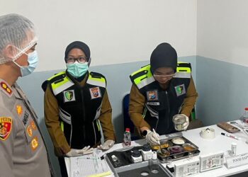 Polres Kediri Kota Pastikan Keamanan Program Makanan Bergizi Gratis Lewat Uji Laboratorium