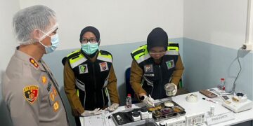Polres Kediri Kota Pastikan Keamanan Program Makanan Bergizi Gratis Lewat Uji Laboratorium