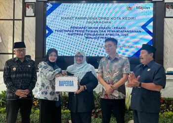 Perubahan APBD Ditetapkan, Ini Catatan DPRD Untuk Pemkot Kediri