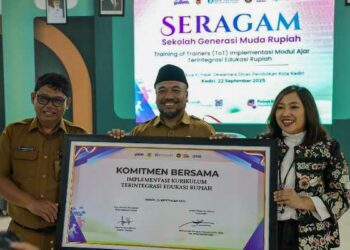 Kolaborasi Dindik dengan KPw BI Kediri Dorong Literasi Rupiah Siswa