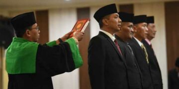 Ferry Djatmiko Dilantik Sebagai Penjabat Sekda Kota Kediri, Siap Bantu Wujudkan Visi Misi Wali Kota