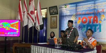 Pramuka Kota Kediri Ikuti JOTA-JOTI 2025, Adaptasi dengan Era Digital