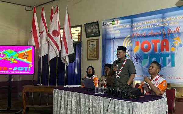 Pramuka Kota Kediri Ikuti JOTA-JOTI 2025, Adaptasi dengan Era Digital