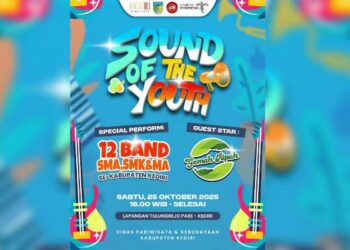 Konser Sound of The Youth Bakal Semarakkan Peringatan Sumpah Pemuda Kediri