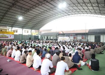 Peringati Maulid Nabi – HUT ke-77 Polwan, Polres Kediri Gelar Doa Bersama – Santunan Anak Yatim