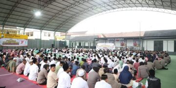 Peringati Maulid Nabi – HUT ke-77 Polwan, Polres Kediri Gelar Doa Bersama – Santunan Anak Yatim