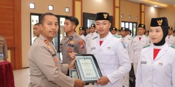 Semangat Paskibraka 2025 Diganjar Apresiasi Polres Kediri