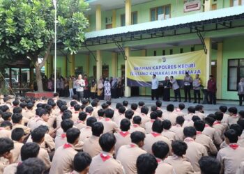 3K dan Kenakalan Remaja Jadi Sorotan, Kapolres Kediri Ajak Pelajar Bijak Bergaul