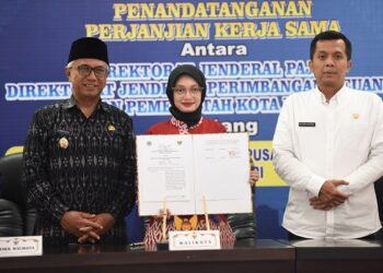 Dorong Optimalisasi Pajak Daerah dan Pusat, Mbak Wali Tanda Tangani PKS OP4D