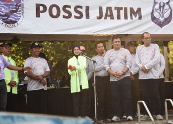 Finswimming Walikota Cup I, Ratusan Peserta Unjuk Ketangguhan di Tirtayasa Park Kota Kediri