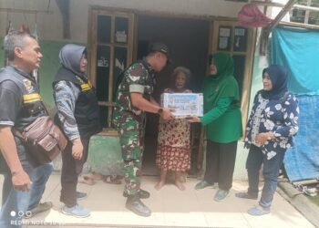 Koramil Pesantren dan Persit KCK Tebar Kepedulian di HUT TNI ke-80