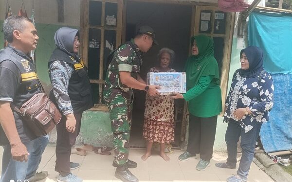 Koramil Pesantren dan Persit KCK Tebar Kepedulian di HUT TNI ke-80