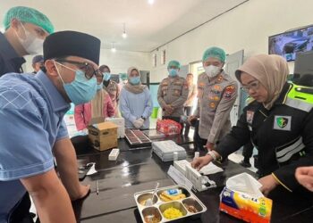 Polres Kediri Kota Cek Kualitas Makanan Bergizi di SPPG Al-Amien