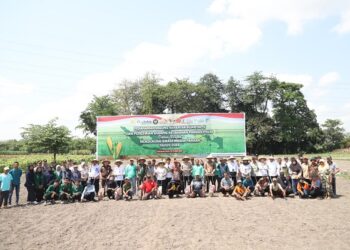 Dukung Swasembada Pangan, Polres Kediri Tanam Jagung Serentak Kuartal IV