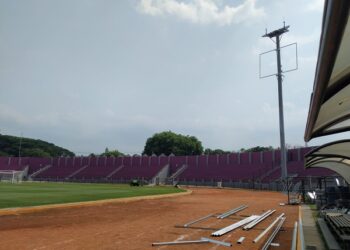 Stadion Brawijaya Kediri Makin Terang, 108 Lampu LED Segera Terpasang