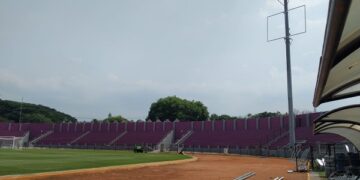 Stadion Brawijaya Kediri Makin Terang, 108 Lampu LED Segera Terpasang