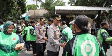 Apel Ojol Kamtibmas di Polres Kediri: Kolaborasi Nyata Polri dan Komunitas Ojol