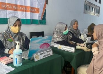 Dinkes Kediri Gelar Pemeriksaan Kesehatan di Pesantren, Deteksi Dini Penyakit