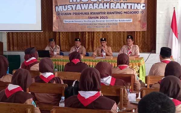 Musyawarah Ranting Pramuka Mojoroto Tegaskan Semangat Kolaborasi dan Inovasi
