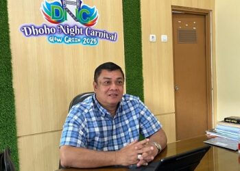 Lampu dan Jalur Parade Hampir Rampung, Dhoho Night Carnival Siap Digelar Sabtu Malam