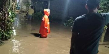 Curah Hujan Tinggi Sebabkan Banjir, 142 Warga Gayam Terdampak Genangan